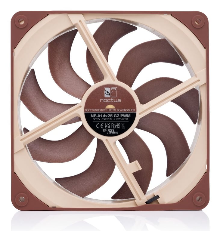 Noctua NF A14X25 G2 PWM - vue 3