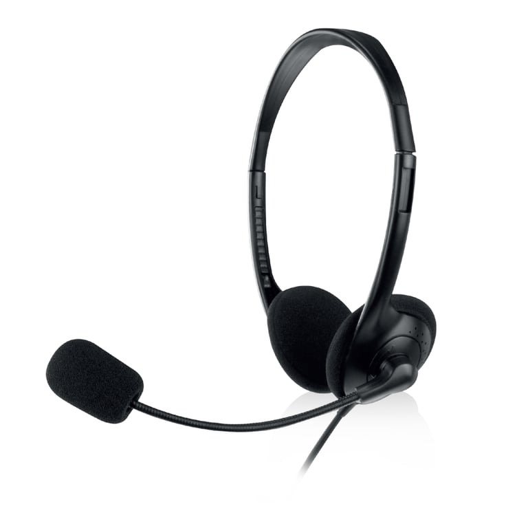 Casque Ewent EW3568 – Casque USB Avec Microphone, Plug & Play