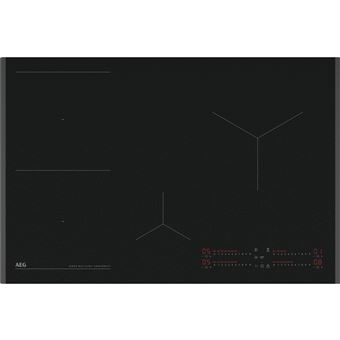 AEG Plaque de cuisson Induction SaphirMatt Série 8000 Sense Boil+Fry 80 cm - TI84IB30FZ - vue 1