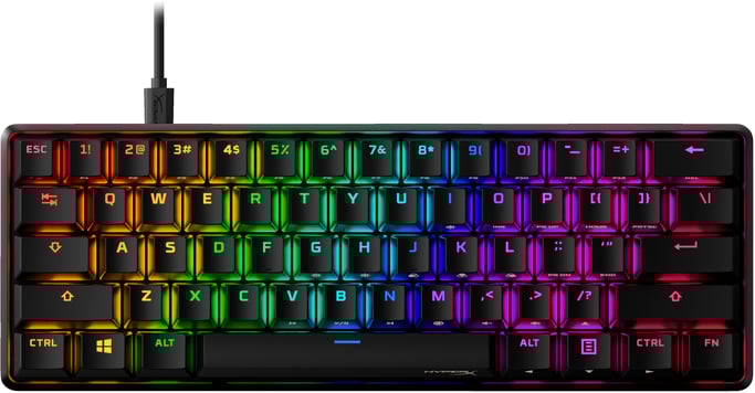 HP HyperX Alloy Origins 60 – Teclado mecánico gaming – HX Red