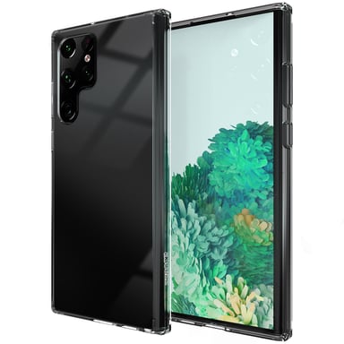 Accezz Coque Xtreme Impact pour Samsung Galaxy S22 Ultra - Transparent