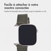 imoshion Bracelet en velours côtelé pour Apple Watch | 38/40/41/42 mm - Vert