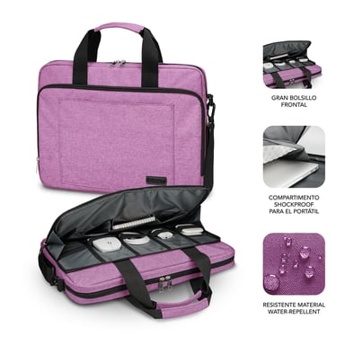 SUBBLIM SUBLB-4APLB12 bolsa para ordenadores portátiles 39,6 cm (15,6'') Bolsa Toploader Azul