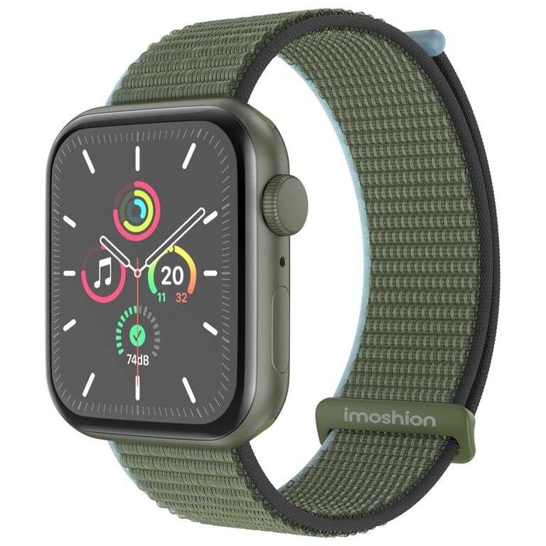 imoshion Bracelet en nylon? pour Apple Watch Series 1 á 9 / SE 384041 mm | Series 10 42 mm Neuf - vue 8
