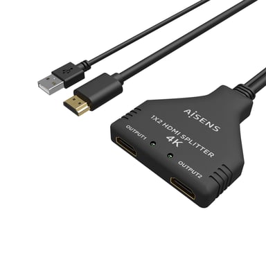 AISENS A123-0654 répartiteur vidéo HDMI 2x HDMI