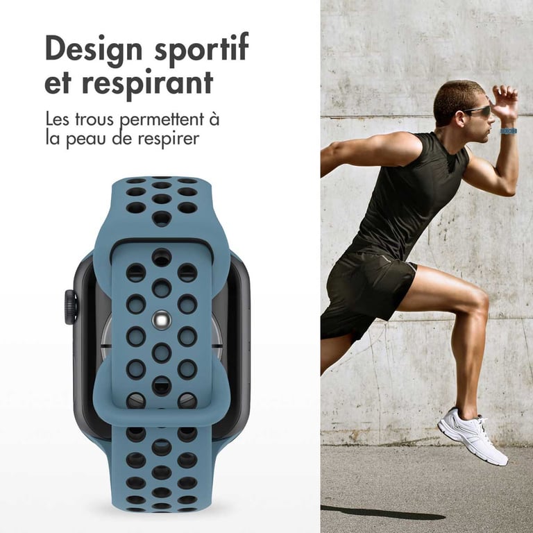 imoshion Bracelet sport? pour Apple Watch Series 1 á 10 / SE / Ultra 2 44454649 mm Taille / Celestial Teal & Neuf - vue 6