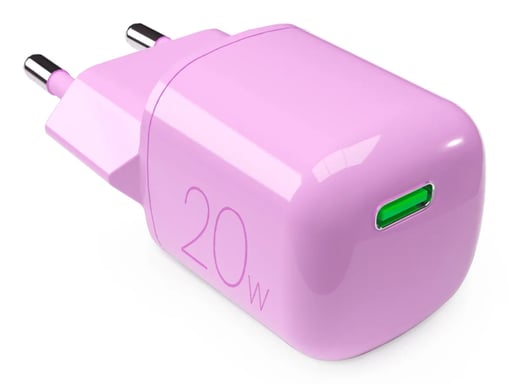 PURO PUFCMTCUSBC20WGPINK cargador de dispositivos móviles Smartphone, Tableta Rosa Sector Carga rápida Interior
