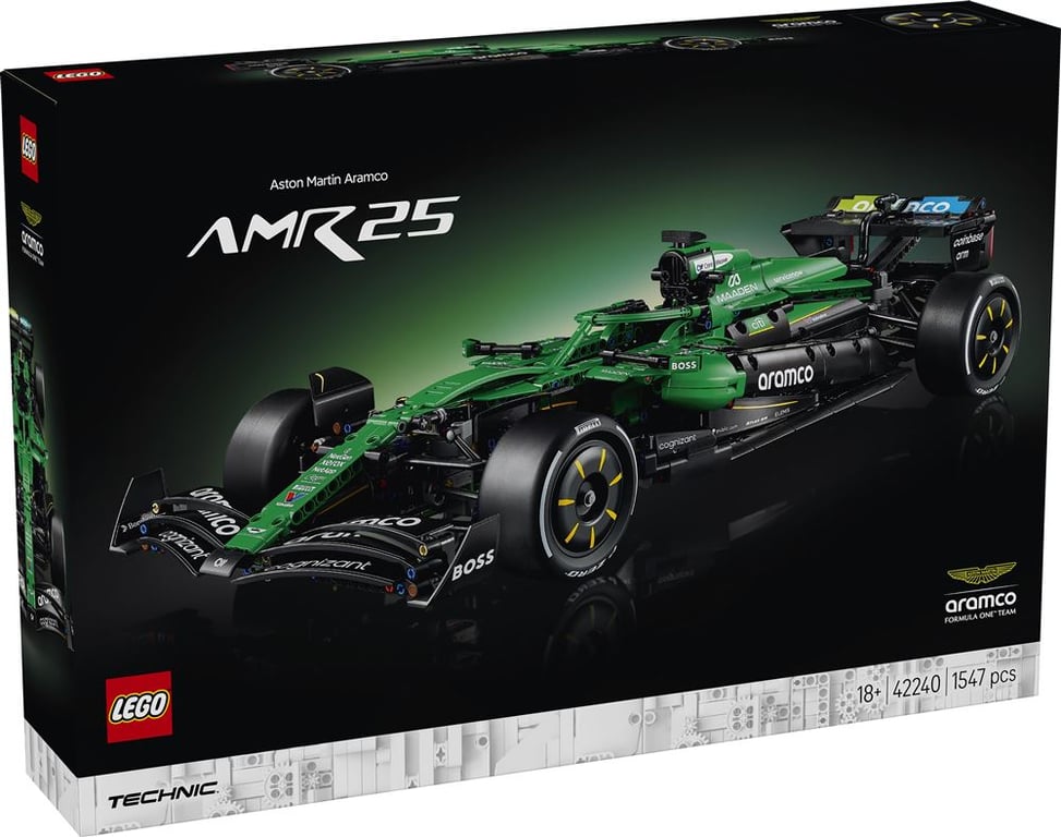 Voiture Aston Martin Aramco AMR25 F1 - vue 1