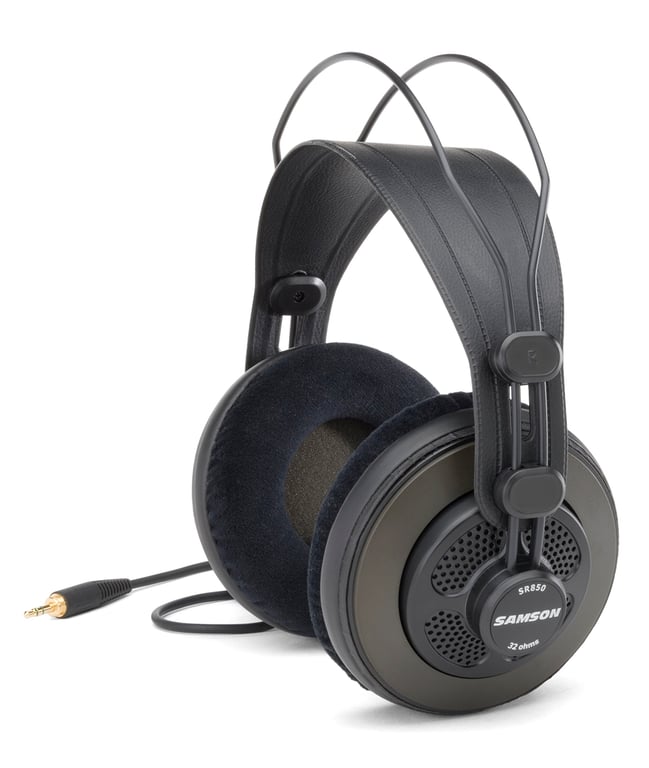 Samson SR850 casque Casques Avec fil Arceau Noir - Neuf