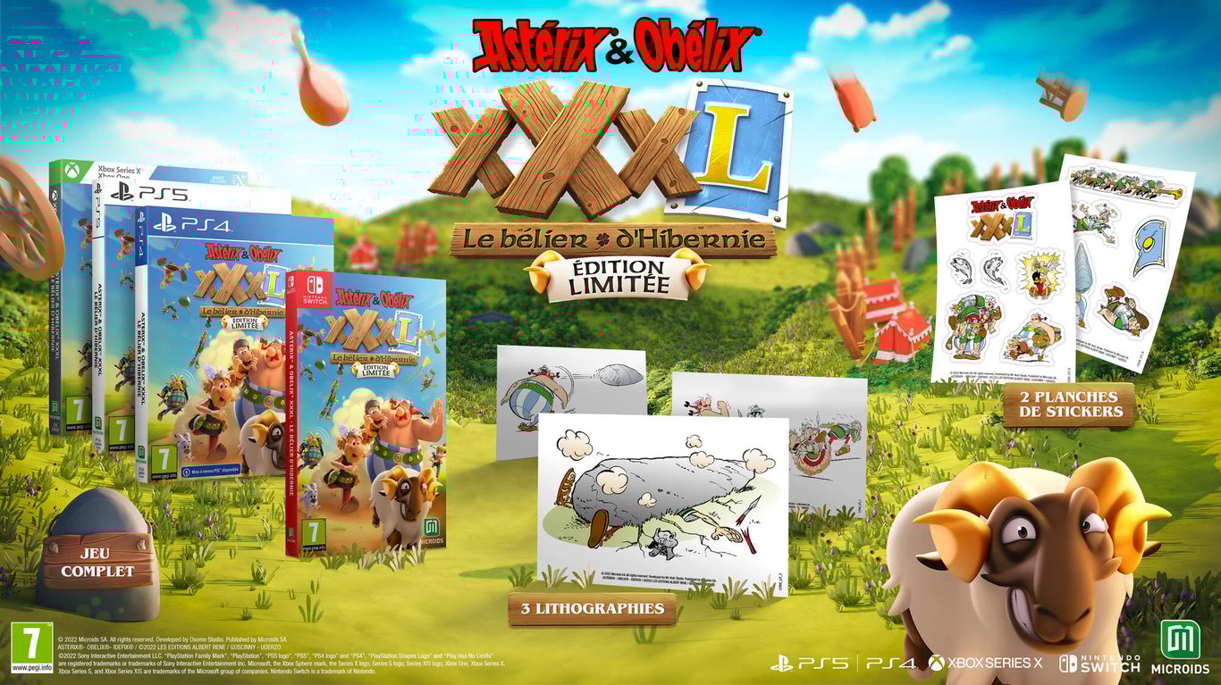 Asterix & Obelix : Le belier d’Hibernie Limited Edition Xbox - vue 1