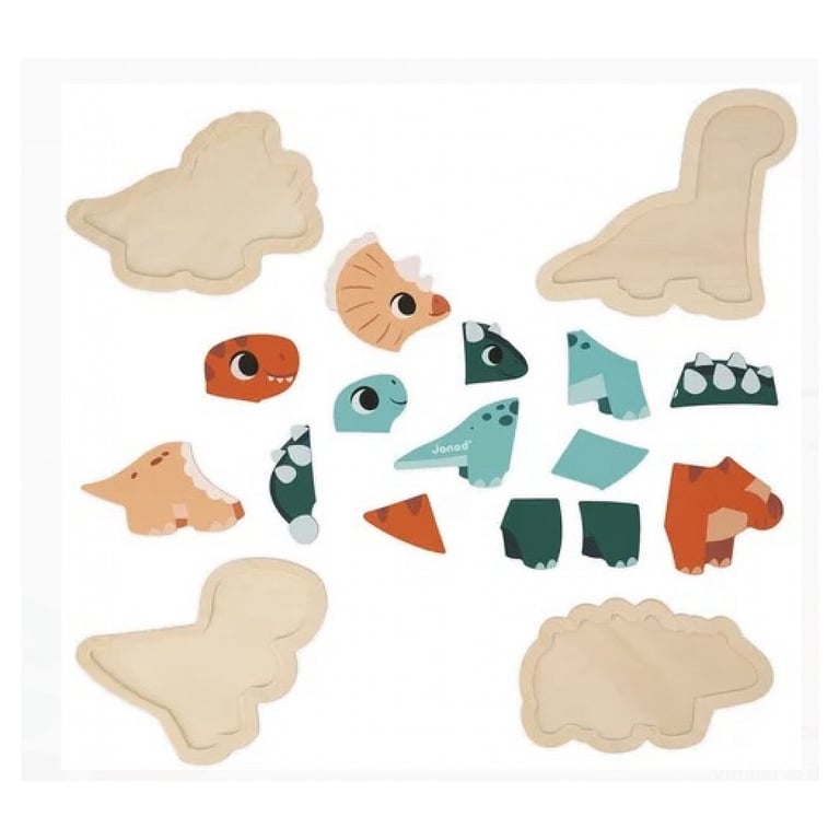 4 Puzzles Évolutifs Ferme Juratoys Janod - vue 5