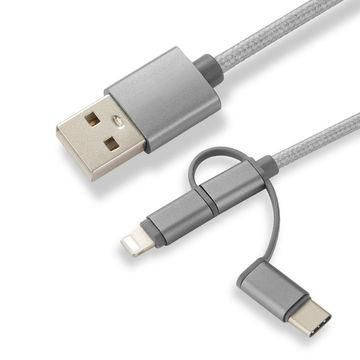 CoreParts MOBX-ACC-003 câble USB 1 m Micro-USB A Micro-USB B Gris