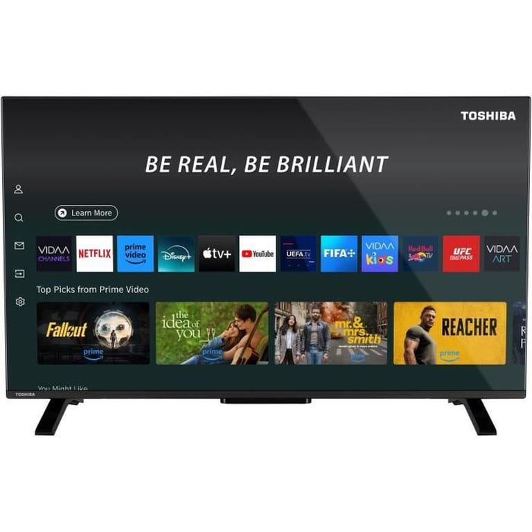 Toshiba 40QV2F63DG TV QLED 40'' 100 cm FHD 1920x1080 DTS Virtual:X Smart TV 2xHDMI - vue 2