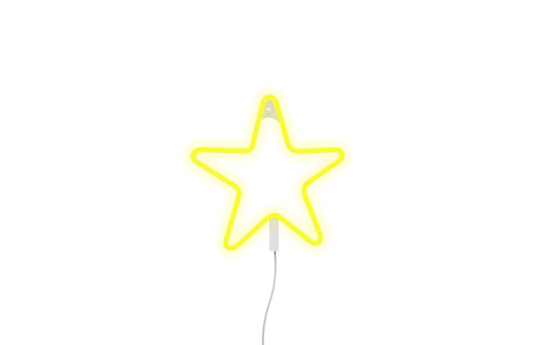 GINGA LED Décorative Étoile – Lampe Design, Alimentation Piles ou USB-A, Éclairage Ambiance -Blanc