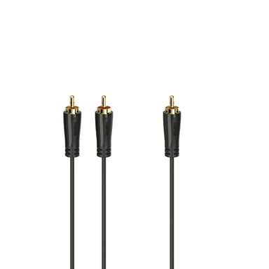 Hama 00205097 cavo audio 5 m RCA 2 x RCA Nero