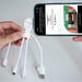Câble De Charge Multi-Connecteurs Xoopar Mr Bio Smart - NFC Fonction Blanc