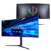 Nilox MONITOR 34'' NXM344KD11 ULTRAWIDE 4K CURVO 144HZ 2HDMI 2DP 1MS MMDIA pantalla para PC 86,4 cm (34'') 3440 x 1440 Pixeles UltraWide Quad HD LED Negro