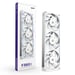 NZXT F360X Carcasa del ordenador Ventilador 12 cm Blanco 1 pieza(s)