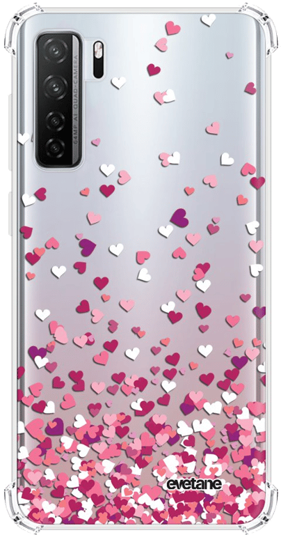 Evetane Coque Huawei P40 Lite 5G anti-choc souple angles renforcés transparente Motif Confettis De C