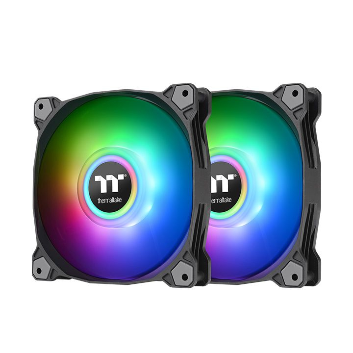 Thermaltake Pure Duo 12 Universel Ventilateur 12 cm 2 pièce Neuf