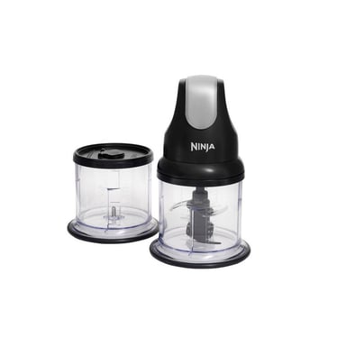 Tritatutto elettrico Ninja Express Chop NJ1002EUBK 200 W con 2 vasche da 500 ml, nero