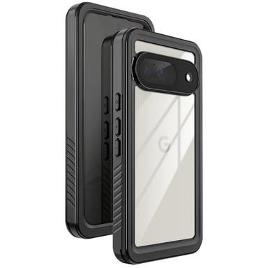 Carcasa completa para Google Pixel 9 y 9 Pro Impermeable IP68 A prueba de golpes Transparente