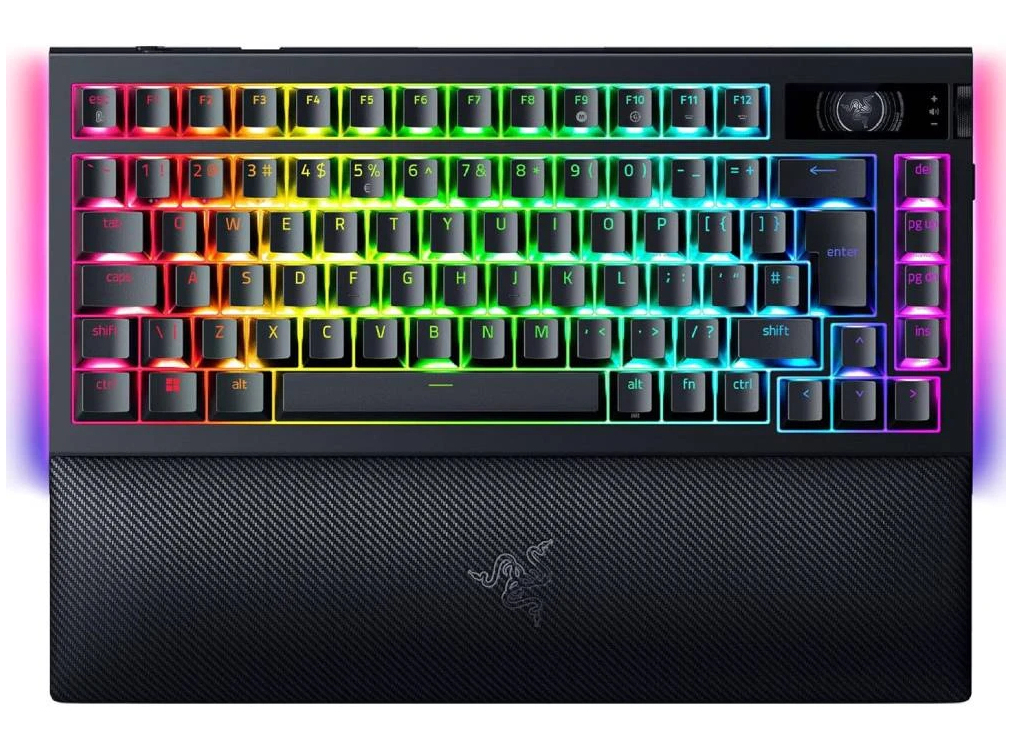 Razer BlackWidow V4 Pro clavier Gaming USB + RF Wireless + Bluetooth QWERTY US International Noir - Neuf