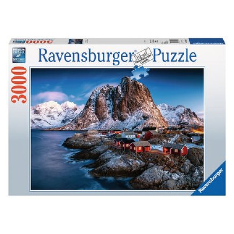 Puzzle 3000 pièces : Hamnoy Iles Lofoten Ravensburger France - vue 2
