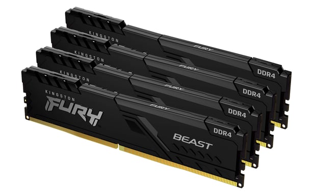 Kit Kingston Fury? Beast DDR4 32 GB (4 x 8 GB) - 3200 MHz - C16