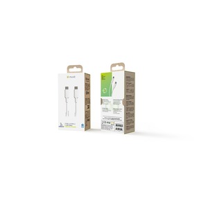 Muvit For Change Cavo Usb C/Usb C 1,2M Bianco