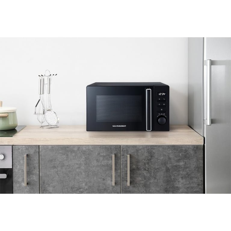 Micro-Ondes Schneider SCMW20SD – 20L, 700W, Digital, Compact - vue 2