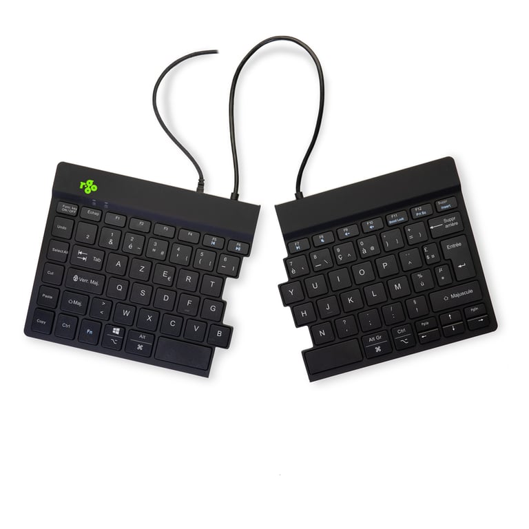 Clavier Ergonomique R-Go Split Break v2 – AZERTY FR, Filaire, Logiciel de Pause - vue 3