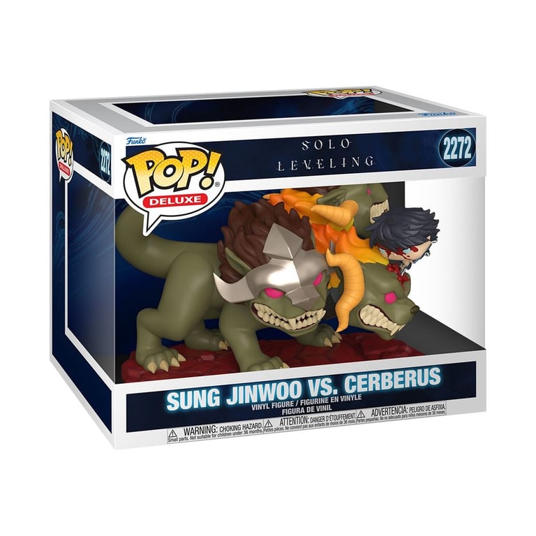 Figurine Funko Pop Animation Solo Leveling Sung Jinwoo vs. Cerberus - vue 3