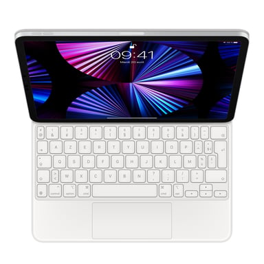 Apple MJQJ3F/A Blanco AZERTY Tablet Teclado Francés