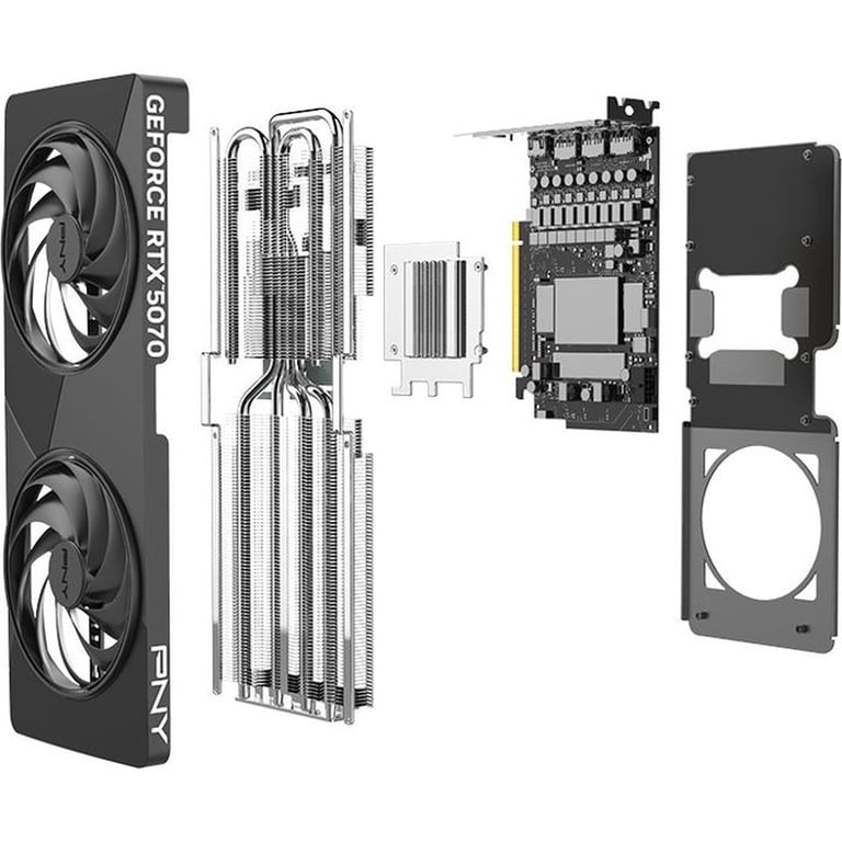Carte Graphique PNY GeForce RTX 5070 Slim OC – 12 Go GDDR7, PCI Express 5.0 - vue 5