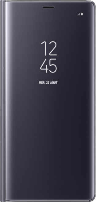 Clear View cover Stand - Lavande pour Galaxy Note 8