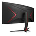 AOC G2 CU34G2X/BK 86,4 cm (34'') 3440 x 1440 pixel Quad HD LED Monitor PC a schermo piatto Nero, Rosso