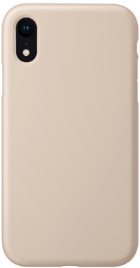 Carcasa de gel de silicona suave a prueba de golpes para Apple iPhone XR, rosa arena