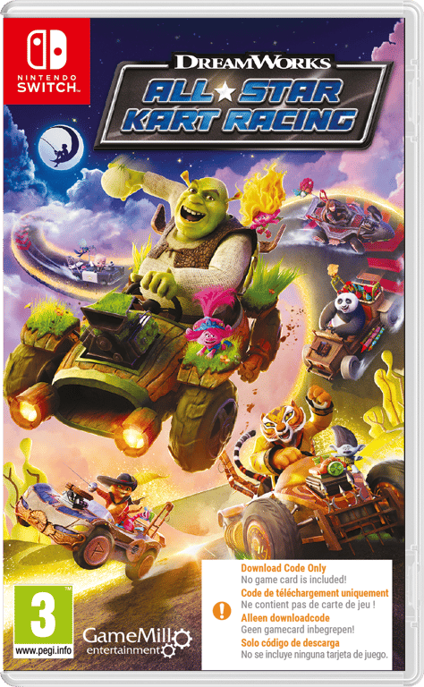 Dreamworks : All Star Kart Racing Code in a Box Switch - vue 2
