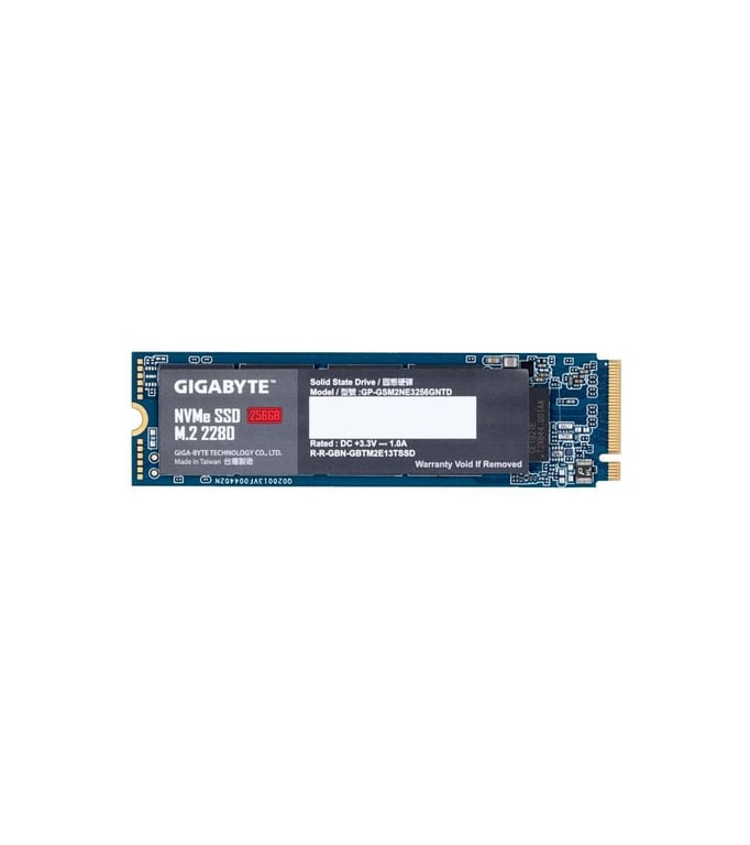 GIGABYTE - SSD Interne - 256Go - M.2 NVMe (GP-GSM2NE3256GNTD)