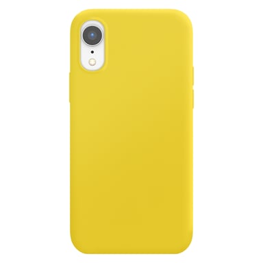 Moxie Funda Antichoque Premium para iPhone XR Colección ColorSkin en TPU Amarillo