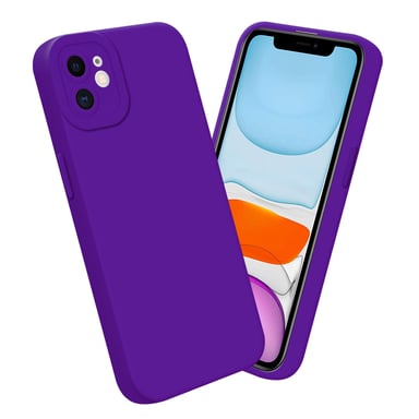Coque pour Apple iPhone 11 en FLUID VIOLET FONCÉ Housse de protection Étui en silicone TPU flexible