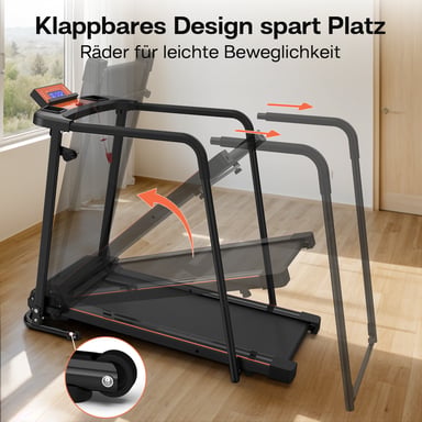 Cinta de correr con brazo extensible para recuperación física, para personas mayores, con control mediante app