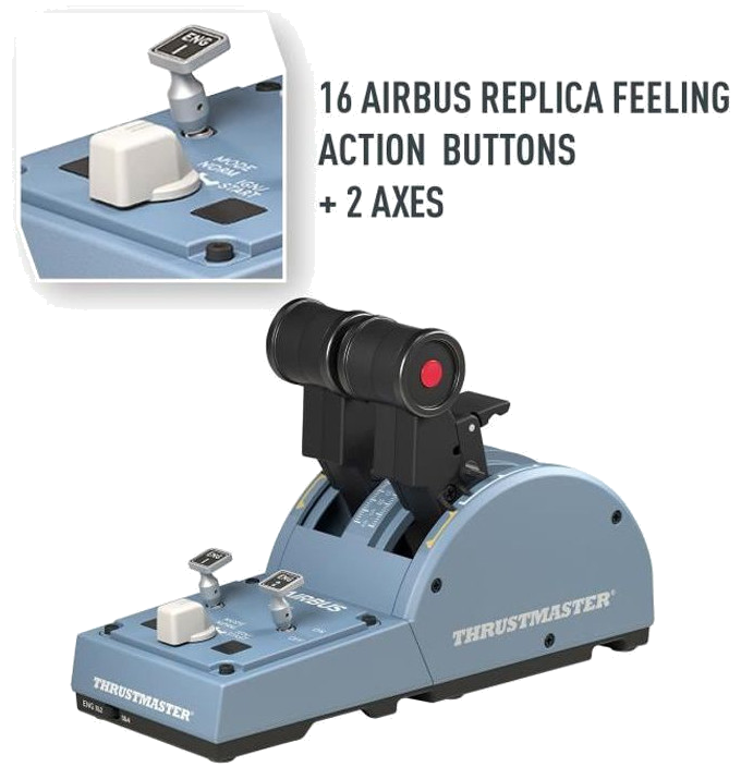 THRUSTMASTER - Joystick - TCA Quadrant Airbus Edition