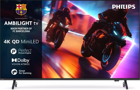 Philips Téléviseur QLED - 85MLED910 - 215cm - 4K UHD - Smart TV - Ambilight - vue 2