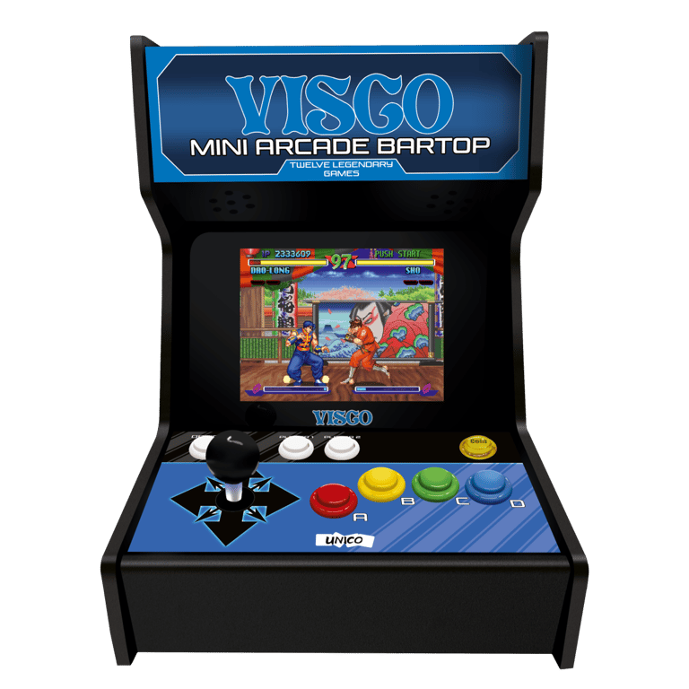VISCO Mini BARTOP sistema arcade + 12 juegos