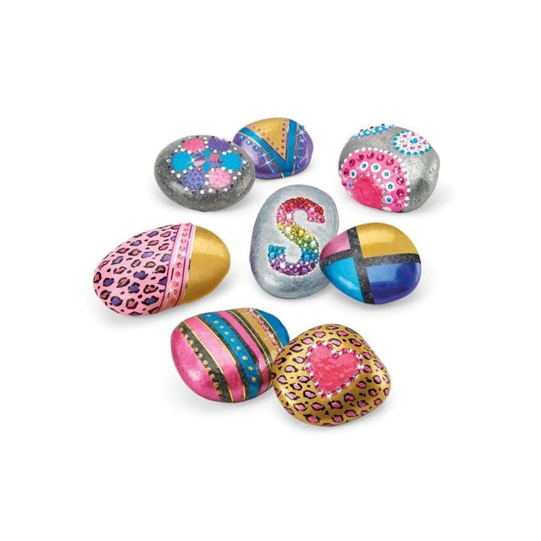 LEXIBOOK Kit de création artistique sur pierres avec effet métallique - vue 2