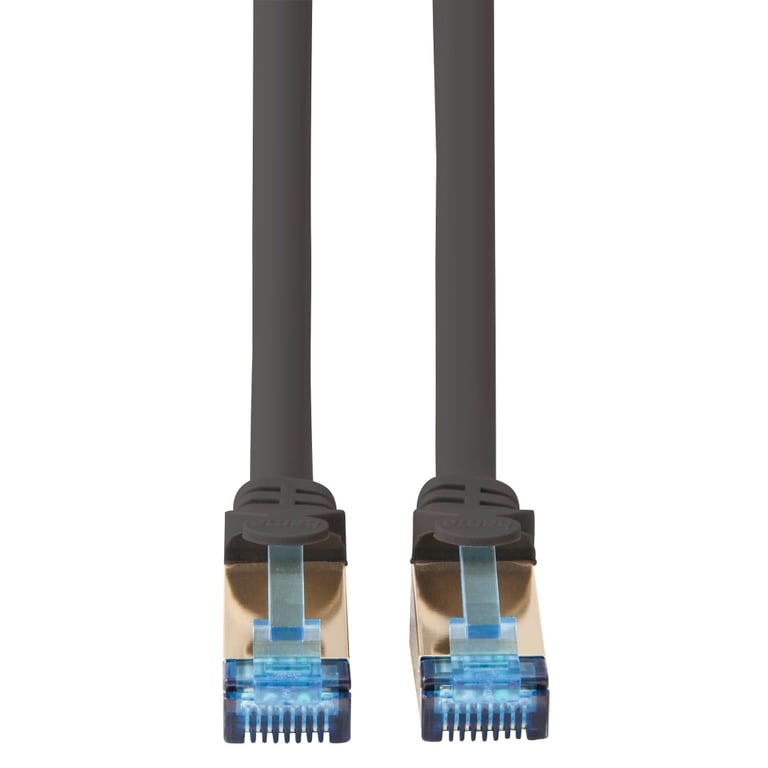 Hama 8p8c (RJ45) male plug - 8p8c (RJ45) male plug câble de réseau Gris 15 m