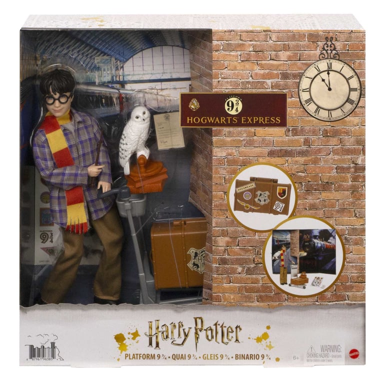 Playset Poupée Harry Potter Mattel GXW31 – Quai 9 3/4, Poupée Harry, Accessoires - vue 5