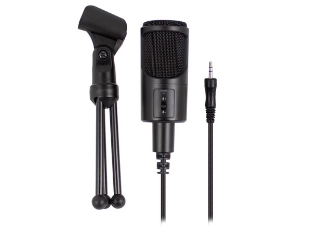 Microphone Multimedia Ewent EW3552 – Antibruit, Prise Jack 3.5 mm, Plug and Play - vue 2